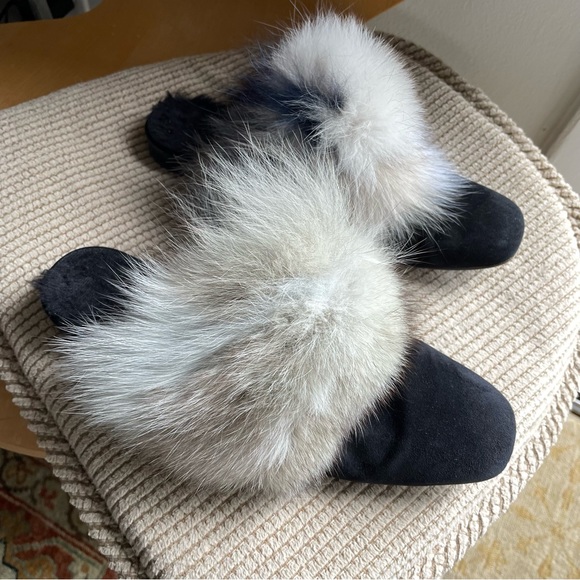 Stuart Weitzman Furgetit Mule Loafer Slides - Picture 5 of 13